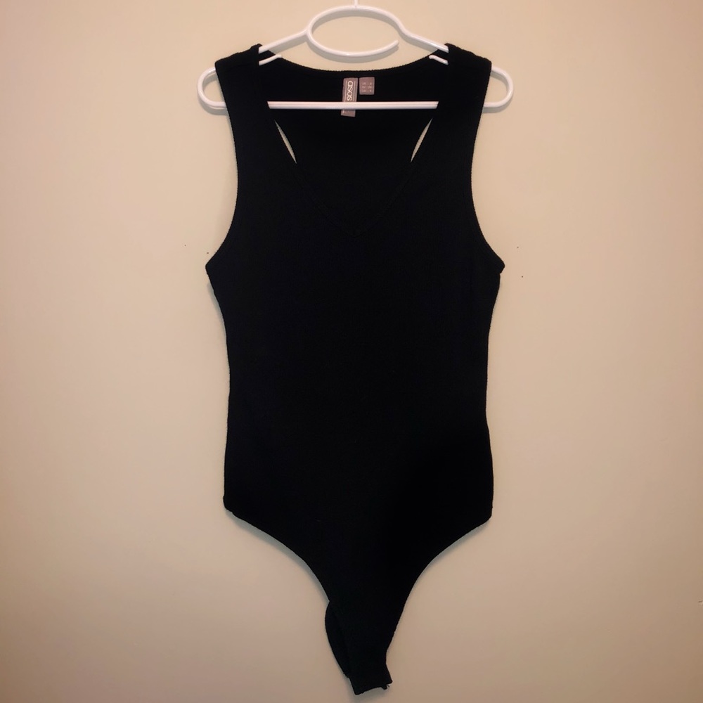 Black Tank Top Bodysuit